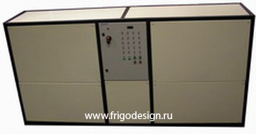 Холодильная установка для охлаждения жидкости на базе двух поршневых полугерметичных компрессоров Bitzer