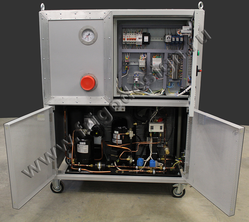Установка воздушного термостатирования с температурой воздуха на выходе из установки от +12°С до +25°С